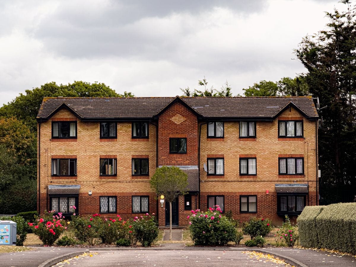 Modern UK care home residential building